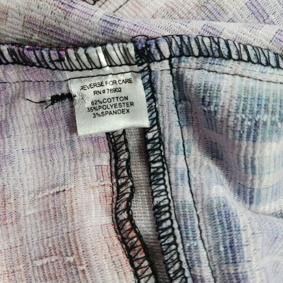 Erin London Womans Medium  Zip up Shacket. Multicolor. Cuff Sleeve. 2 Pockets... - Picture 5 of 15